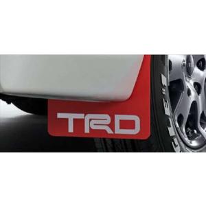 TRD 即納 マッドフラップ レッド ハイエースバン KDH20# KDH211 KDH22
