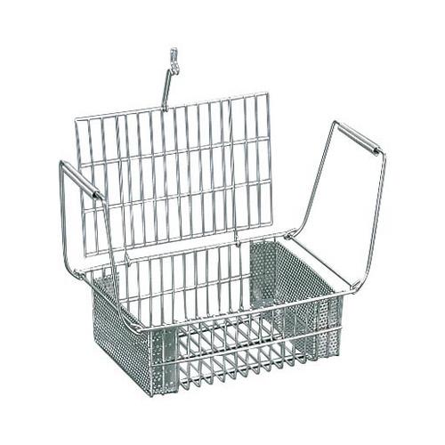 ステンレス 小物 洗浄 かご WS-170 フタ付