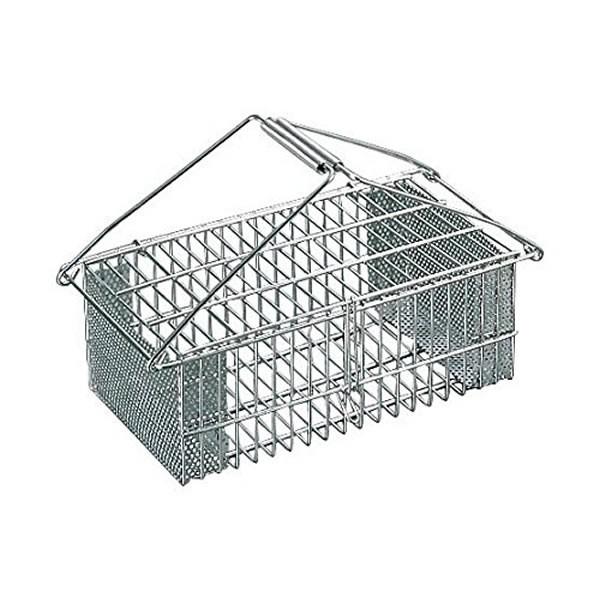 ステンレス 小物 洗浄 かご WS-210 フタ付