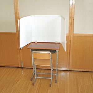 おりたたみシールド 卓上タイプ 軽量 学校机の...の詳細画像1