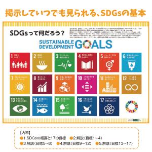 SDGsの基本 パネル版 アルミフレーム SDGsって何だろう？ B2判 5枚組｜suzumori