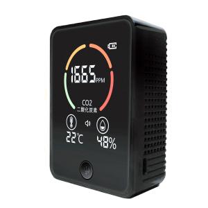 日本精機 CO2Lamp CO2センサー 黒 二酸化炭素測定器・濃度計・検出器