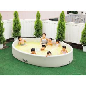 ミラクル プール 大型 楕円形 水遊び時14名利用可