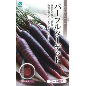 野菜種子 ニンジン「パープルターゲット」 コート...の商品画像