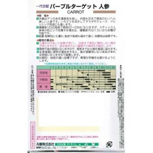 野菜種子 ニンジン「パープルターゲット」 コー...の詳細画像1