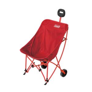 Coleman(コールマン) アウトドアワゴン兼チェア ワンマイルチェア（レッド） キャリーワゴン 耐荷重100kg 折りたたみ式 自立式収納 キャ