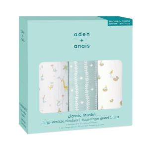 aden + anais エイデンアンドアネイ おくるみ イヤーオブスネーク 120×120cm 2025年干支 モスリンコットン SWADABAS