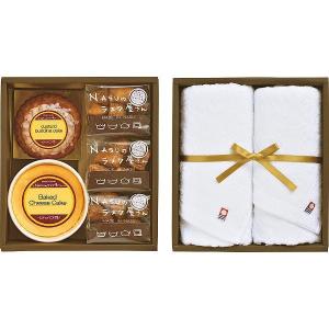 【送料無料】ＮＡＳＵのラスク屋さん 焼き菓子＆今治タオル詰合せ〈Ｓ−５０ＴＮ〉 ［W-F］(oe)