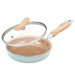 エバークック フライパンセット 2点セット IH対応 20cm ガラス蓋付き パステルグリーン ドウシシャ