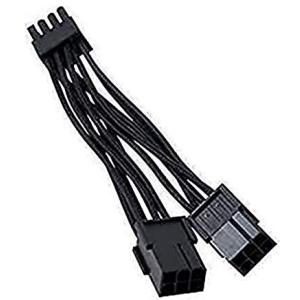 20cm デュアル6ピンメスから8ピンオス デュアル6ピンメス