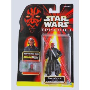 スターウォーズ　エピソード1コムテックフィギュア　ダースモール　(JEDI DUEL)withDOU...