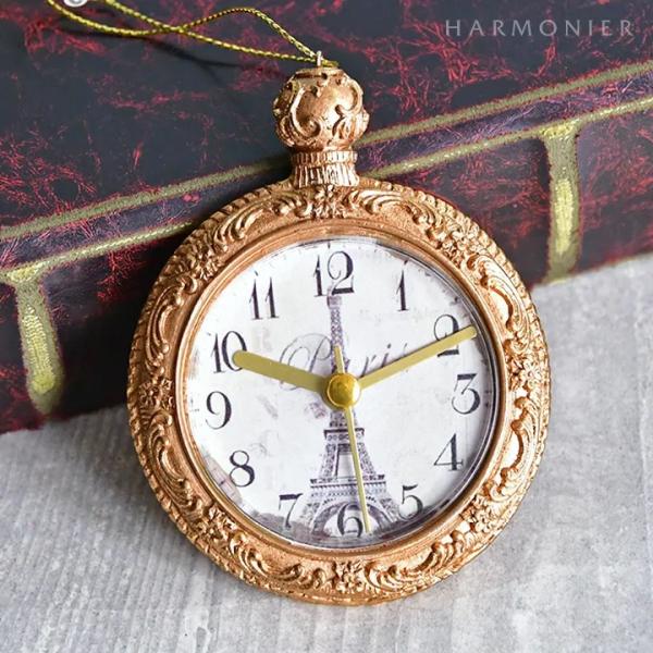 ウ゛ィンテージウォッチオーナメント エッフェル　ハルモニア　懐中時計オーナメント