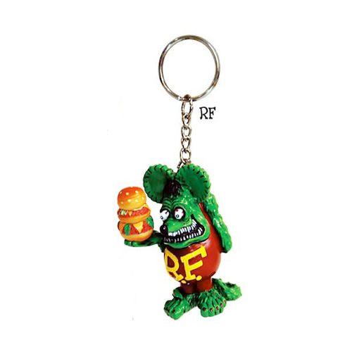 RAT FINK キーチェーン　ハンバーガーラットフィンクキーチェーン アメリカン雑貨