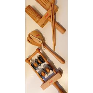 昭和おもちゃ3種セット 懐かしの昭和 木製 遊具 玩具 工芸品 : Toys