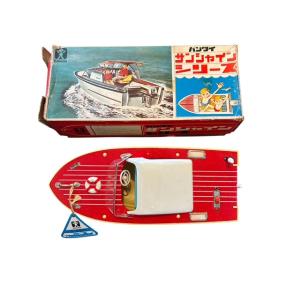 ブリキ製 ポンポン丸 Tin toy boat ボート 船 日本製 昔なつかしい