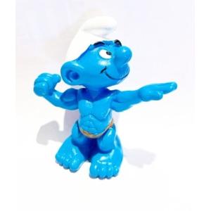 スマーフSMURFS ボディビルダースマーフ　筋肉スマーフ　フィギュア SMURFS Schelic...
