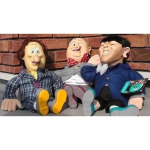 3ばか大将 the three stooges フィギュア3体セット MOE LARRY CURLY3人