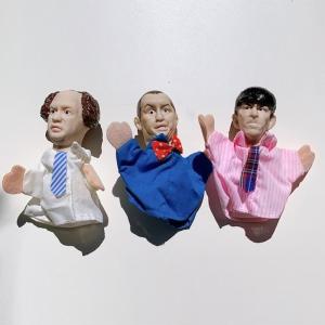 3ばか大将 the three stooges フィギュア3体セット MOE LARRY CURLY3人