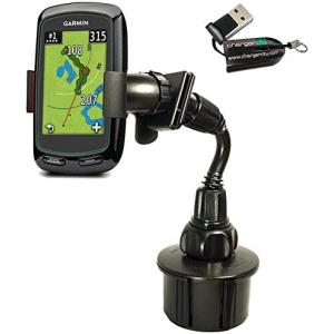 ChargerCity Bendy Drinks Cup Holder Mount for Golf Buddy Tour Voice World Platinum Garmin Approach G5 G6 G7 G8 IZZO Swami 5000 6000 SkyCaddi