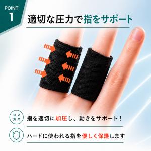 指サポーター ばね指 へバーデン結節 医療用 ...の詳細画像2