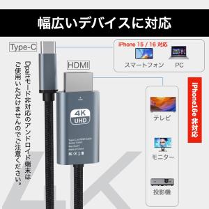 タイプC HDMI ミラーリング iPhone...の詳細画像2