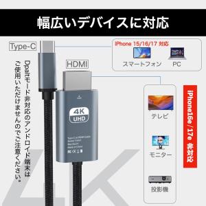タイプC HDMI ミラーリング iPhone...の詳細画像3