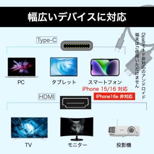 ミラーリング iPhone HDMI タイプC...の詳細画像2
