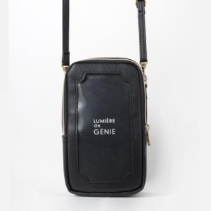 LUMIERE de GENIE スマホショルダーバッグBLACK 推し活がもっと楽しくなる ローソ...