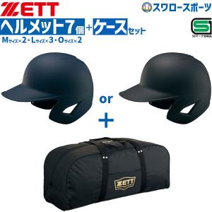 ゼット（ZETT） 野球 ヘルメット 軟式用 軟式野球 つや消し 両耳 JSBB