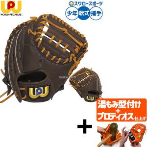 【プロティオス型付け込み/代引、後払い不可 】野球 ワールドペガサス エディット 軟式ミット キャッチャーミット 軟式用 捕手用 キャッチャー 少年用 ジュニア