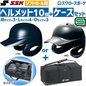 20%OFF SSK エスエスケイ ソフトボール用 打者用 ヘルメット 両耳付き ヘルメット兼キャッチャー防具｜swallow4860jp