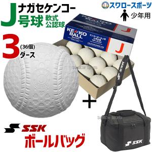 2026年6月】軟式野球ボール j号（NAGASE KENKO）（野球ボール号数：J号