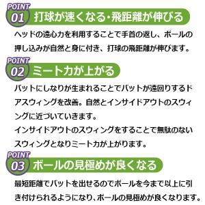 野球 室内 素振り バット フィールドフォース...の詳細画像3