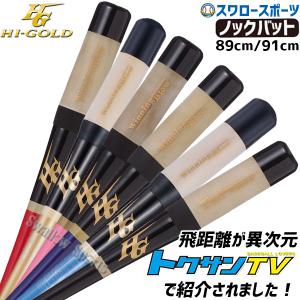 ＼26(日)最大ポイント16倍／ 野球 ハイゴールド ノックバット 軟式 スケルトン ウイニングブロウ プロフェッショナル 硬式 朴 ポリカーボネイト 木製 一般｜swallow4860jp