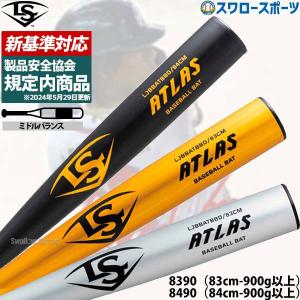 【新基準対応】新基準バット高校野球 新基準対応 バット 低反発バット 野球 ルイスビルスラッガー 硬式 金属 バット アトラス ATLAS｜swallow4860jp