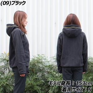 ミズノプロ 野球 パーカー フリース 防寒 防...の詳細画像4