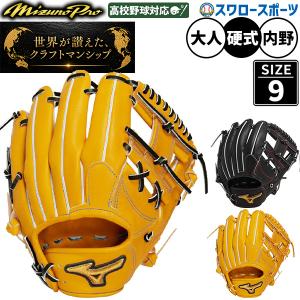 MIZUNO（ミズノ） 野球 ミズノプロ 軟式グローブ グラブ 軟式用 内野手