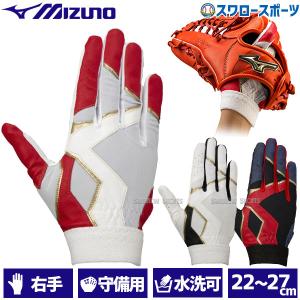 野球 ミズノ 手袋 守備手袋 守備用手袋 片手 片手用 右手用 1EJED271 MIZUNO 野球用品 スワロースポーツ｜swallow4860jp