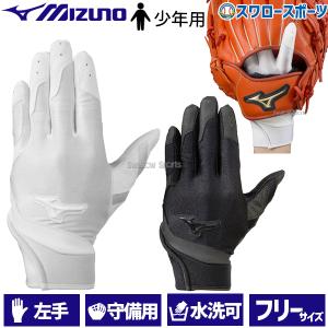 野球 ミズノ MIZUNO 手袋 少年 ジュニア ジュニア守備手袋 高校野球ルール対応モデル 片手 左手用 1EJEY200 少年野球 野球用品 スワ｜swallow4860jp