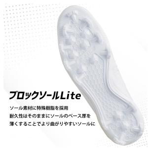 縫いP不可 野球 スパイク マジックテープ 白...の詳細画像3