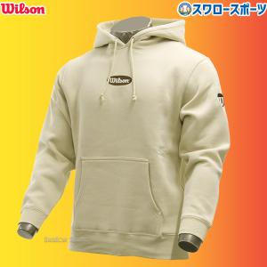 あすつく 野球 ウィルソン ウェア ウエア プルオーバー フーディ パーカー ジャケット 長袖 WB6035209 Wilson 秋冬 アウター 普段使い 自主トレ トレ