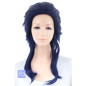 オールバック 「ブルーブラック」「ウィッグネット付」コスプレ ウィッグ 耐熱180℃(011 alb-t4027)｜swallowtail-wig