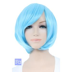 BLUE bird　ウィッグご確認ページ ショートボブ 「スカイブルー」「ウィッグネット付」 水色 コスプレ