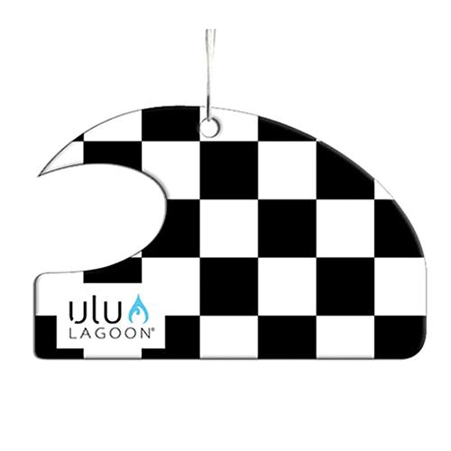 吊り下げ式芳香剤　ウル ラグーン ミニ ウェーブ エアー フレッシュナー　チェッカー フラッグ