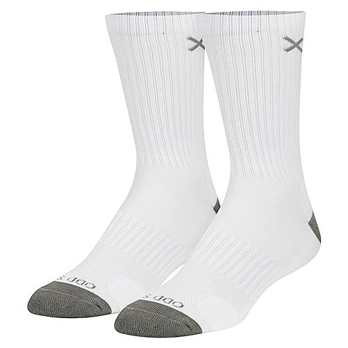 ラージ フィート ソックス BASIC WHITE GRAY CREW 30811-SCCM