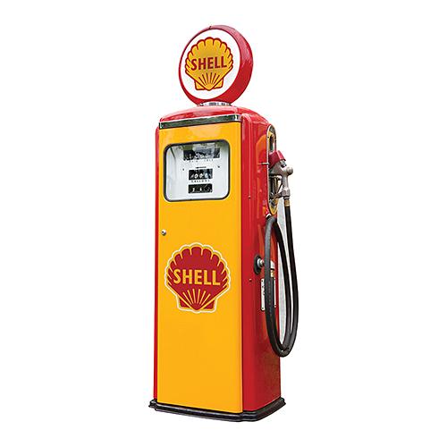 ダイカット エンボス メタル サイン SHELL GAS PUMP AM-DES-48003