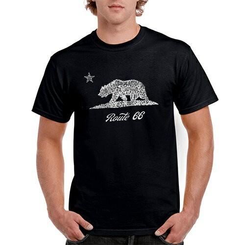 Tシャツ RT 66 ルート 66 California Bear LA-TS-CABE-BK