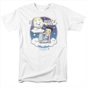 Tシャツ ホワイト アダルト サイズ ベティーブープ Betty Boop BETTY BYE 250｜swam