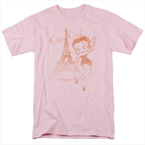 Tシャツ ピンク アダルト サイズ ベティー ブープ Betty Boop OUI OUI 663