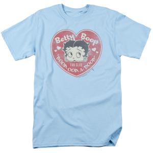 Tシャツ ライト ブルート アダルト サイズ ベティー ブープ Betty Boop Boop Fan Club Heart 789｜swam